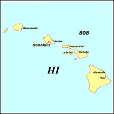 We have dial-up Internet numbers for the area codes in Hawaii: 808