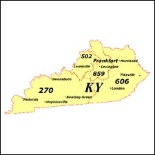 We have dial-up Internet numbers 
for the area codes in Kentucky: 606, 270, 364, 859, 502