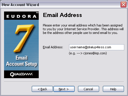 Eudora 7 Windows - Email Address