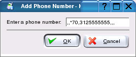 Setup For Linux KDE KPPP - Enter dialup phone number