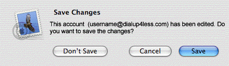 Setup Instructions for MAC Mail 10.3 - Save Changes