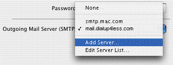 Setup Instructions for MAC Mail 10.3 - Add server