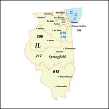 We have dial-up Internet numbers for the area codes in Illinois: 847, 224, 773, 872, 312, 331, 630, 708, 309, 815, 779, 217, 618, 447, 464, 861, 730