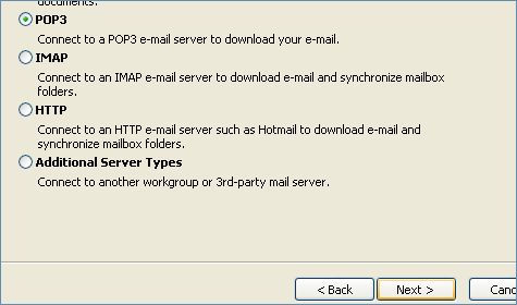 Outlook 2003 Email Setup - Setup for POP3