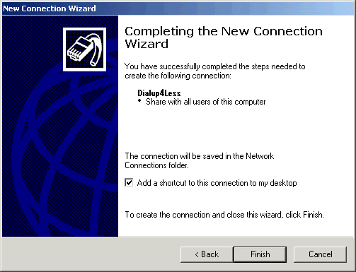 Complete the Wizard